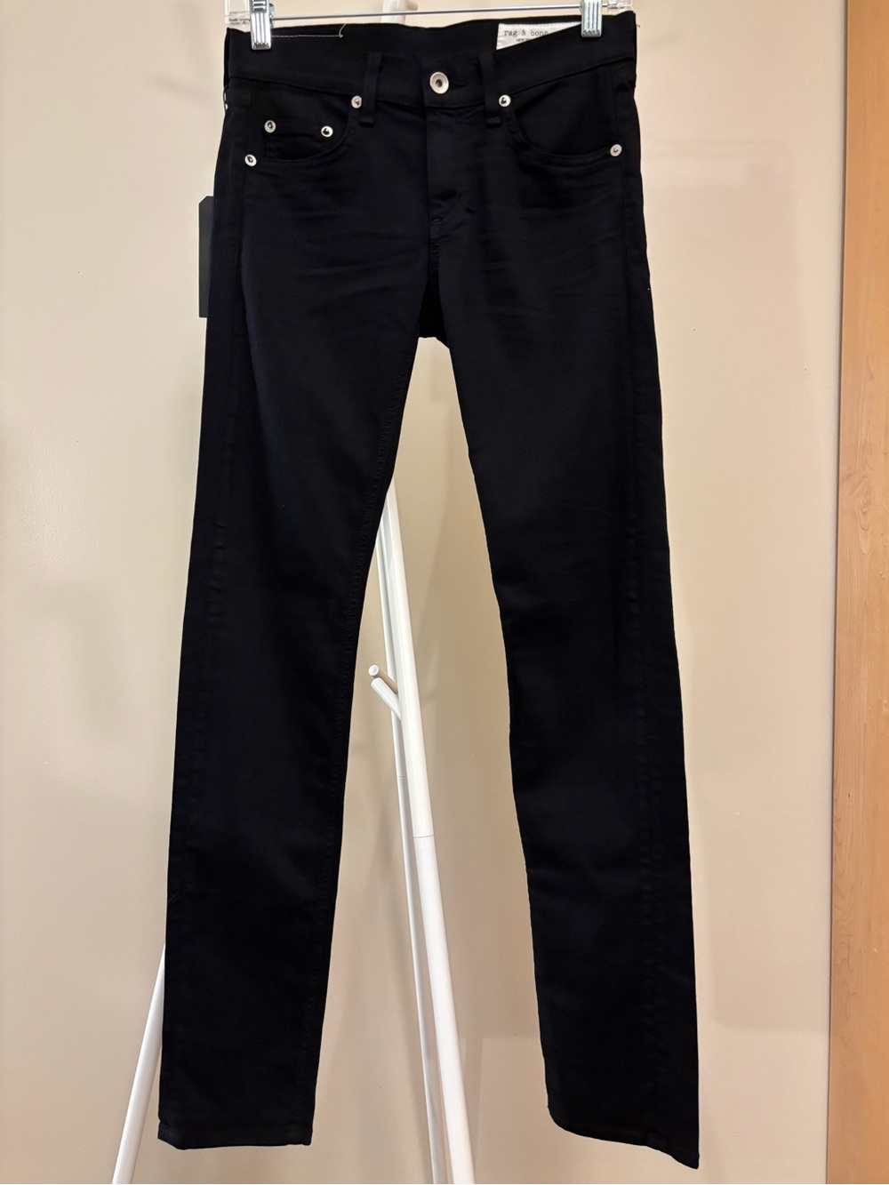 Rag & Bone Dre Jeans in Aged Black Size 24 NWT
